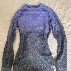 Gymshark Women's Blue and Purple Sweatshirts